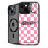 Cartoon Network Powerpuff Girls Checkered iPhone 14 Plus Kickstand Case