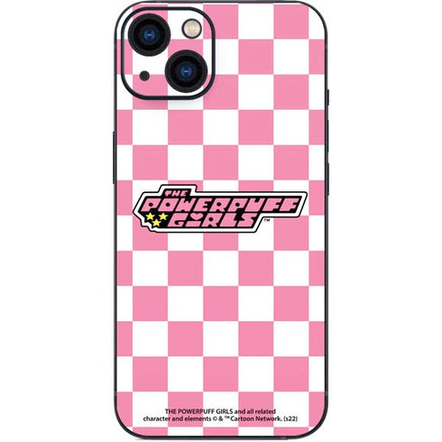 Cartoon Network Powerpuff Girls Checkered iPhone Skins