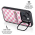Cartoon Network Powerpuff Girls Checkered iPhone 15 Kickstand Case