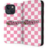 Cartoon Network Powerpuff Girls Checkered iPhone 15 Plus Folio Case