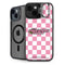 Cartoon Network Powerpuff Girls Checkered iPhone 15 Plus Kickstand Case