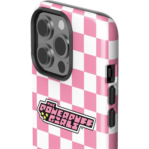 Cartoon Network Powerpuff Girls Checkered iPhone 15 Pro Impact Case