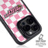Cartoon Network Powerpuff Girls Checkered iPhone 15 Pro Kickstand Case