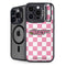 Cartoon Network Powerpuff Girls Checkered iPhone 15 Pro Max Kickstand Case