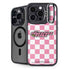 Cartoon Network Powerpuff Girls Checkered iPhone 15 Pro Max Kickstand Case