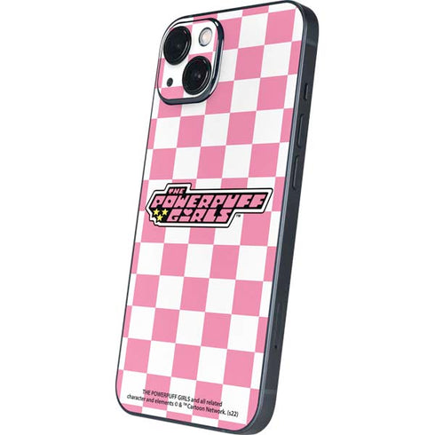 Cartoon Network Powerpuff Girls Checkered iPhone 15 Skin