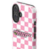 Cartoon Network Powerpuff Girls Checkered iPhone 16 Plus Impact Case
