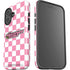 Cartoon Network Powerpuff Girls Checkered iPhone 16 Plus Impact Case