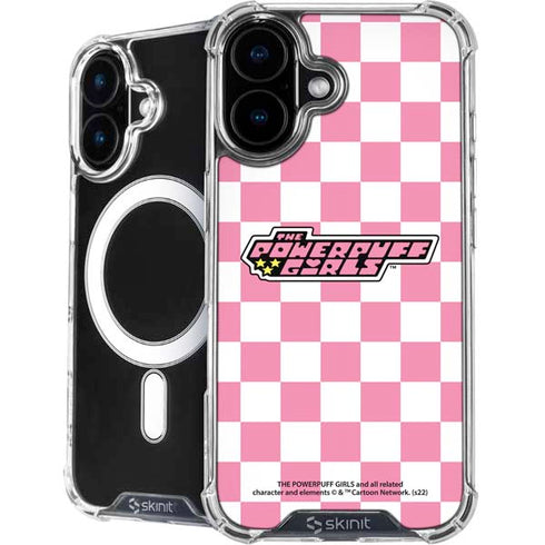 Cartoon Network Powerpuff Girls Checkered iPhone 16 Plus MagSafe Case