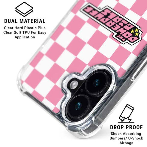 Cartoon Network Powerpuff Girls Checkered iPhone 16 Plus MagSafe Case