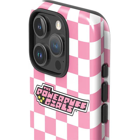 Cartoon Network Powerpuff Girls Checkered iPhone 16 Pro Impact Case