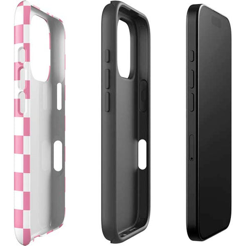 Cartoon Network Powerpuff Girls Checkered iPhone 16 Pro Impact Case