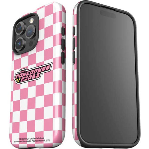 Cartoon Network Powerpuff Girls Checkered iPhone 16 Pro Impact Case