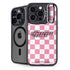 Cartoon Network Powerpuff Girls Checkered iPhone 16 Pro Kickstand Case