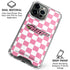 Cartoon Network Powerpuff Girls Checkered iPhone 16 Pro Max Clear Case