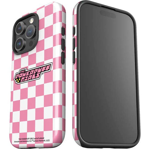 Cartoon Network Powerpuff Girls Checkered iPhone 16 Pro Max Impact Case
