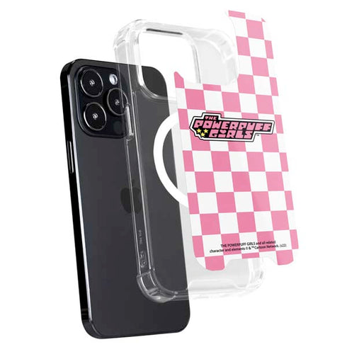 Cartoon Network Powerpuff Girls Checkered iPhone 16 Pro Max MagSafe Case