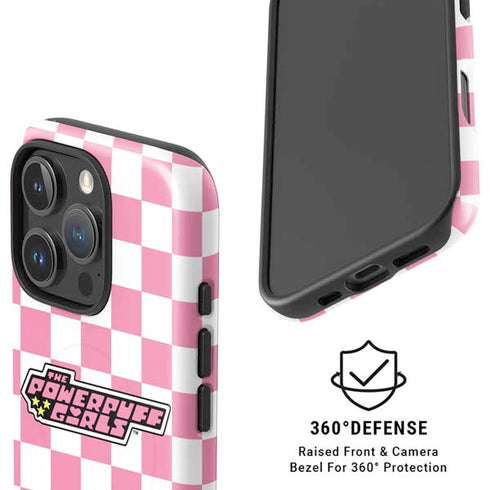 Cartoon Network Powerpuff Girls Checkered iPhone 16 Pro Max Magsafe Impact Case