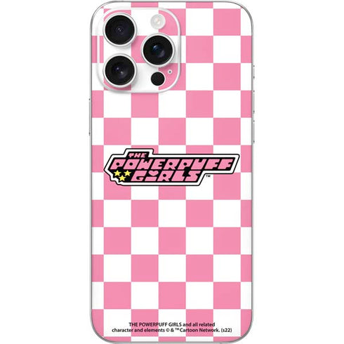 Cartoon Network Powerpuff Girls Checkered iPhone 16 Pro Max Skin