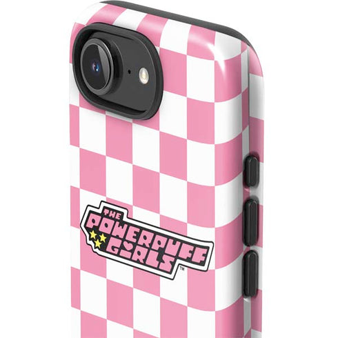Cartoon Network Powerpuff Girls Checkered iPhone 16e Impact Case
