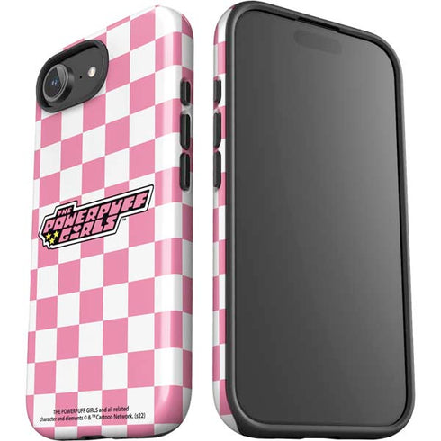 Cartoon Network Powerpuff Girls Checkered iPhone 16e Impact Case