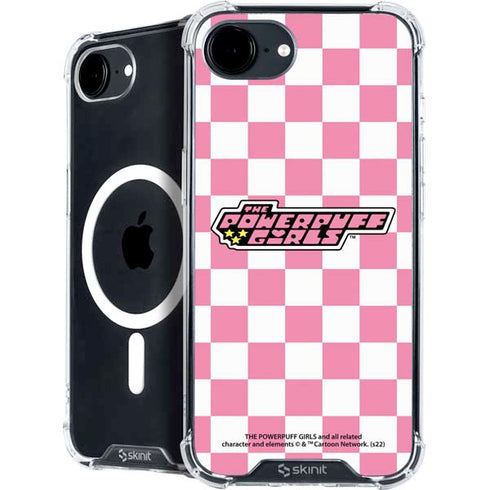 Cartoon Network Powerpuff Girls Checkered iPhone 16e MagSafe Case