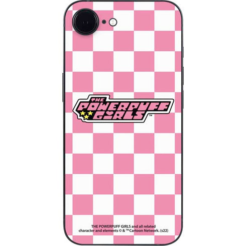 Cartoon Network Powerpuff Girls Checkered iPhone 16e Skin