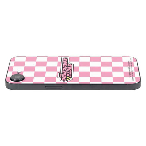 Cartoon Network Powerpuff Girls Checkered iPhone 16e Skin