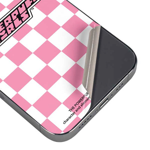 Cartoon Network Powerpuff Girls Checkered iPhone 16e Skin