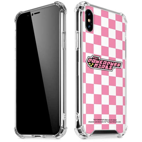 Cartoon Network Powerpuff Girls Checkered iPhone X/XS Clear Case