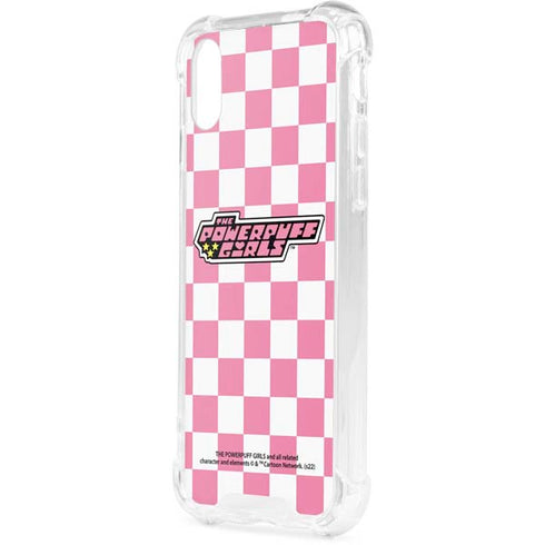 Cartoon Network Powerpuff Girls Checkered iPhone XS Clear Case