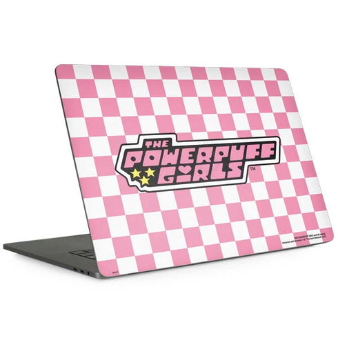Cartoon Network Powerpuff Girls Checkered MacBook Skins