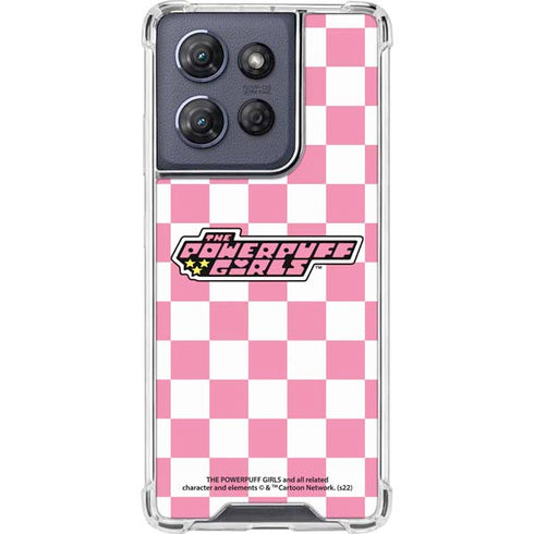 Cartoon Network Powerpuff Girls Checkered Moto G Play 5G (2025) Clear Case