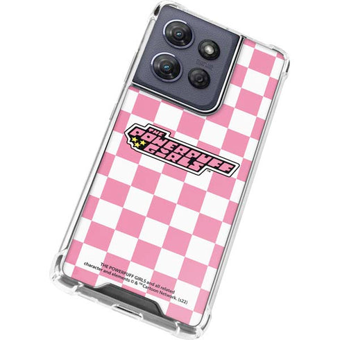 Cartoon Network Powerpuff Girls Checkered Moto G Power 5G (2025) Clear Case