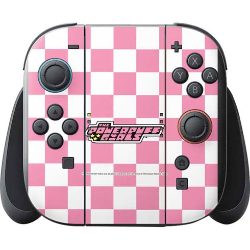 Cartoon Network Powerpuff Girls Checkered Nintendo Switch 2 (2025) with Joy-Con Skin