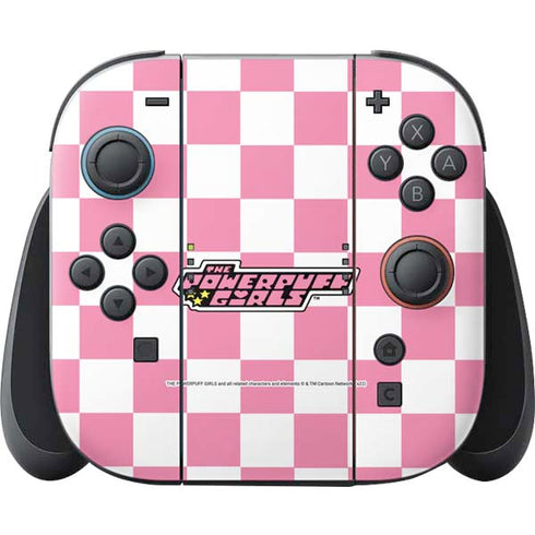 Cartoon Network Powerpuff Girls Checkered Nintendo Skins