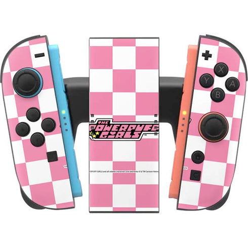 Cartoon Network Powerpuff Girls Checkered Nintendo Switch 2 (2025) Joy-Con Controller Skin