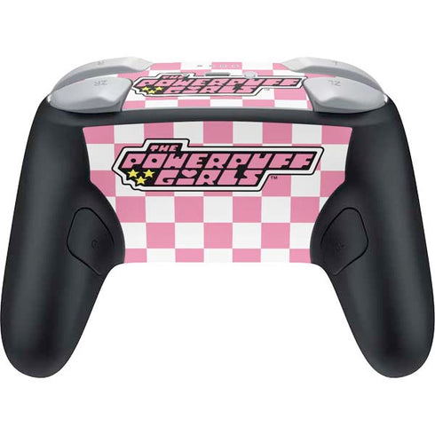 Cartoon Network Powerpuff Girls Checkered Nintendo Switch 2 (2025) Pro Controller Skin