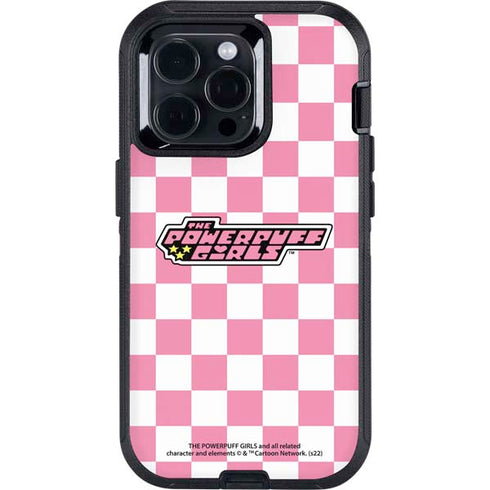 Cartoon Network Powerpuff Girls Checkered Otterbox Defender iPhone Skin