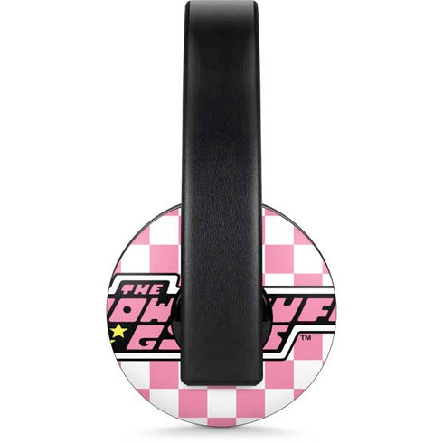 Cartoon Network Powerpuff Girls Checkered PlayStation 4 Gold Wireless Headset Skin