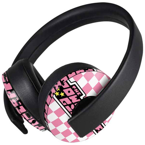 Cartoon Network Powerpuff Girls Checkered PlayStation 4 Gold Wireless Headset Skin