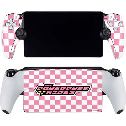 Cartoon Network Powerpuff Girls Checkered PlayStation PS5 Skins