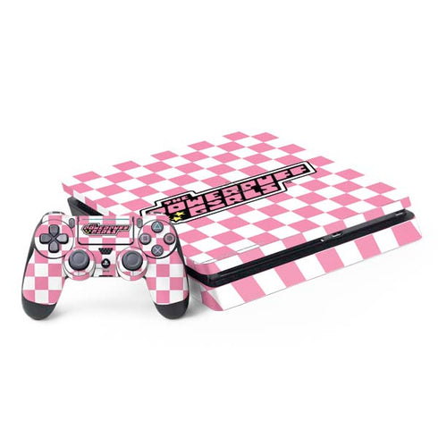 Cartoon Network Powerpuff Girls Checkered PlayStation PS4 Skins