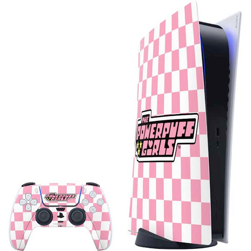 Cartoon Network Powerpuff Girls Checkered PlayStation PS5 Skins