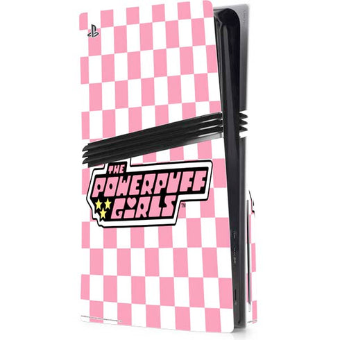 Cartoon Network Powerpuff Girls Checkered PlayStation PS5 Skins