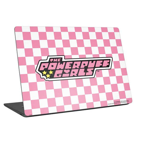 Cartoon Network Powerpuff Girls Checkered Laptop Skins