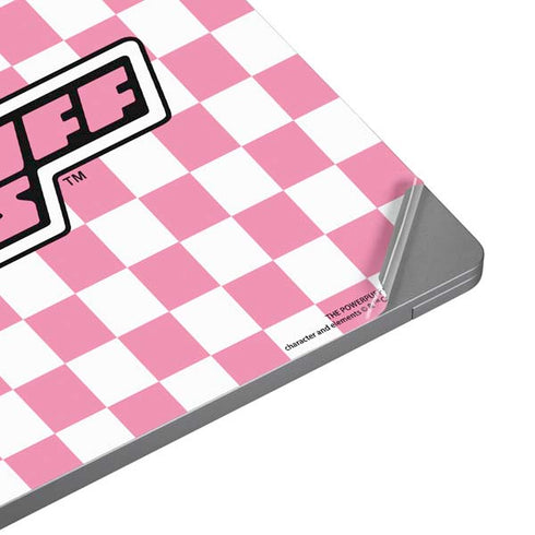 Cartoon Network Powerpuff Girls Checkered Laptop Skins