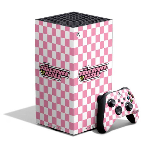 Cartoon Network Powerpuff Girls Checkered XBox Series X Digital Edition Bundle Skin
