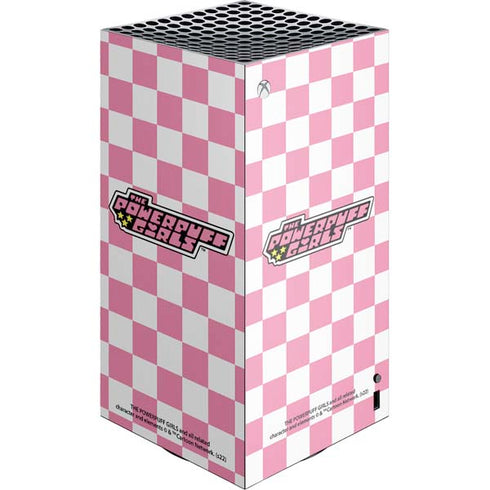 Cartoon Network Powerpuff Girls Checkered XBox Series X Digital Edition Console Skin