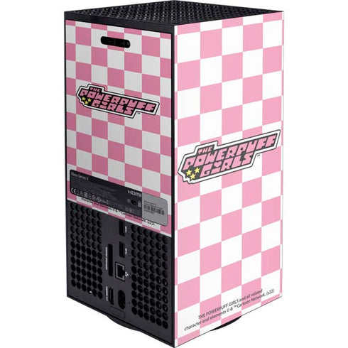 Cartoon Network Powerpuff Girls Checkered XBox Series X Digital Edition Console Skin
